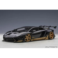 1:18 Масштабная модель Lamborghini Aventador LB Performance (gloss black / gold accents)