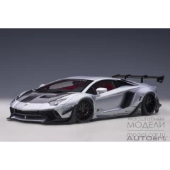 1:18 Масштабная модель Lamborghini Aventador LB Performance (matt metallic silver)