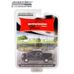1:64 Масштабная модель CHEVROLET Silverado High Country 4x4 2023 Northsky Blue Metallic