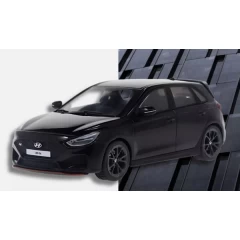 1:43 Масштабная модель Hyundai I30 N - 2022 (black)