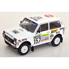 1:18 Масштабная модель Lada Niva #157 Paris Dakar 1983 Trossat / Briavoine