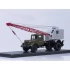 1:43 Масштабная модель Автокран К-51 (МАЗ-200), зеленый/серый