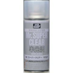 Краска художественная т.м.MR.HOBBY  Mr.SUPER CLEAR SEMI-GLOSS 170мл