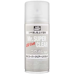 Краска художественная т.м.MR.HOBBY  Mr.SUPER CLEAR UV CUT FLAT 170мл