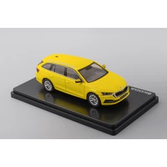 1:43 Масштабная модель Skoda Octavia IV (2020) - Telecom Yellow