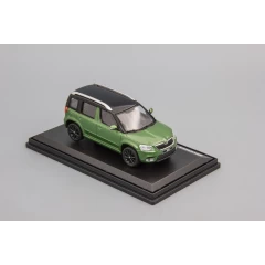 1:43 Масштабная модель Skoda Yeti FL (2013) - Zelená Cosmic Metalíza