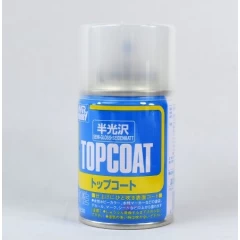 Краска художественная т.м.MR.HOBBY Topcoat Semi-gloss Spray  86мл
