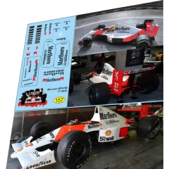 1:43 декаль Formula 1 №30  McLaren MP4/5B