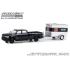 1:64 Масштабная модель DODGE Ram 2500 пикап "Gulf Oil" с прицепом для моторного масла "Gulflube" 2023 Dark Blue