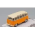 1:43 Масштабная модель VOLKSWAGEN Samba Bus, бело-оранжевый