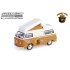 1:64 Масштабная модель VW T2 Westfalia кэмпер с подъемной крышей "Be My Guest But Please Only You Can Prevent Forest Fires!" 1974 Brown/White
