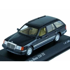 1:43 Масштабная модель Mercedes-Benz 300TE (S124) 1990 Black Metallic